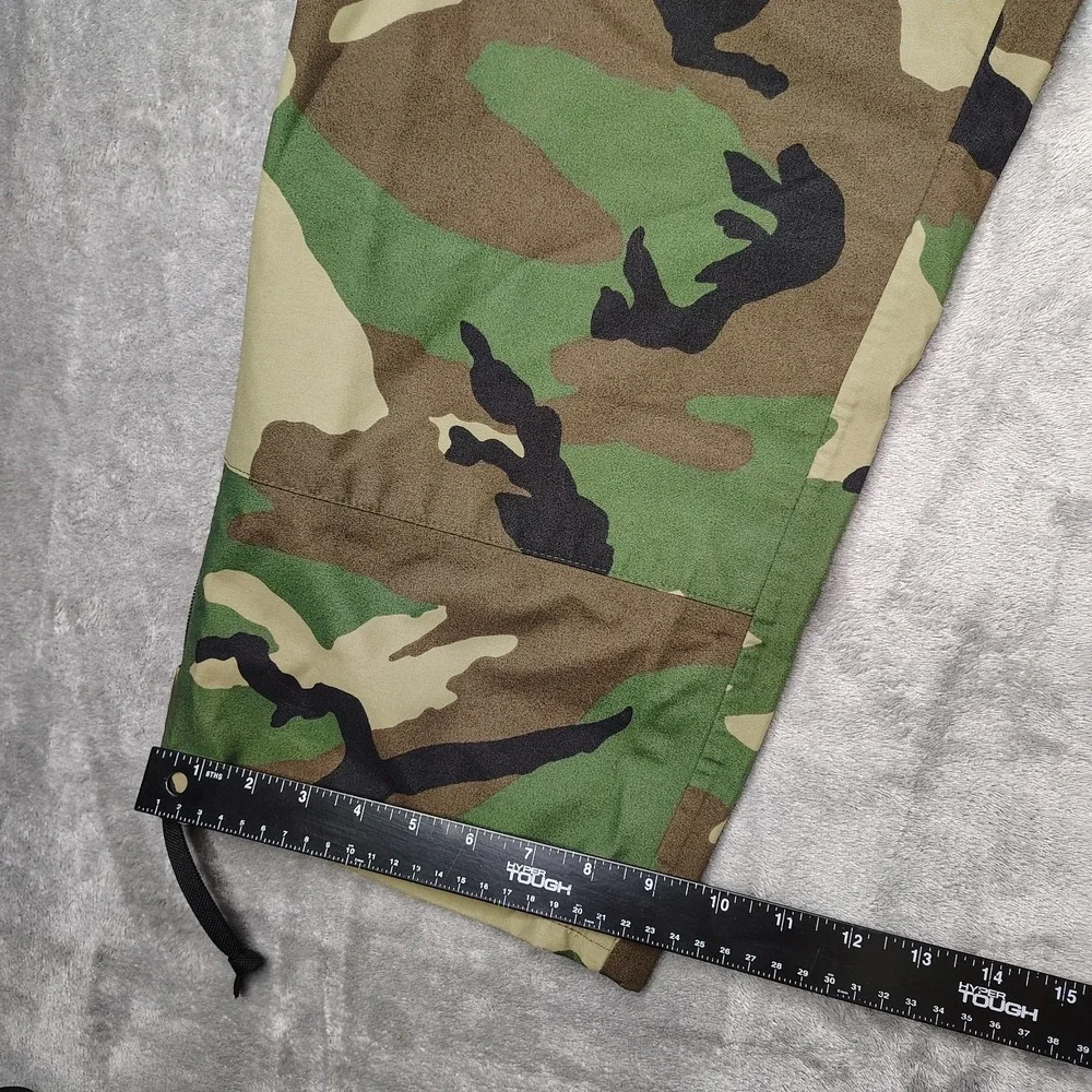 US Military Pants Men Large Short Woodland Rain Pants Gore Extended Cold Weather